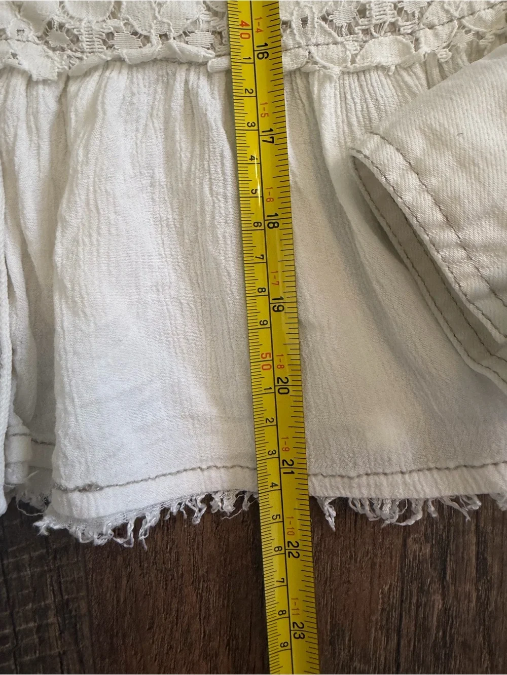 Free People Denim Jacket with Lace - Picture 4 of 10